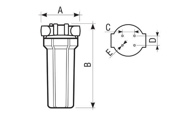 FILTRO 3 PZ 3/4 X9  STAFFABIL SFIATO OTT