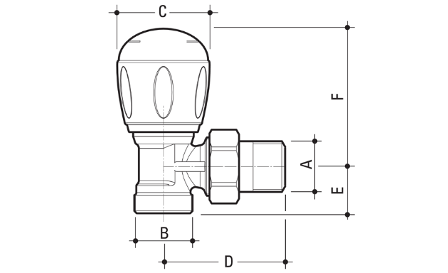 VALV.GHIBLI TER.BILE1/2 C/OR SQ AR 24X19