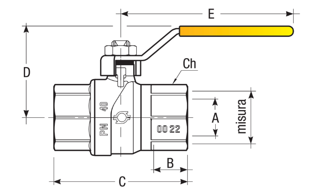 VALV.FUTURGAS FF  1  L.ACC.PLAST.