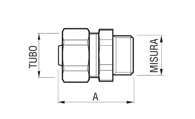 RACC. INTEGRAL DIR. MAS. 3/4 X20