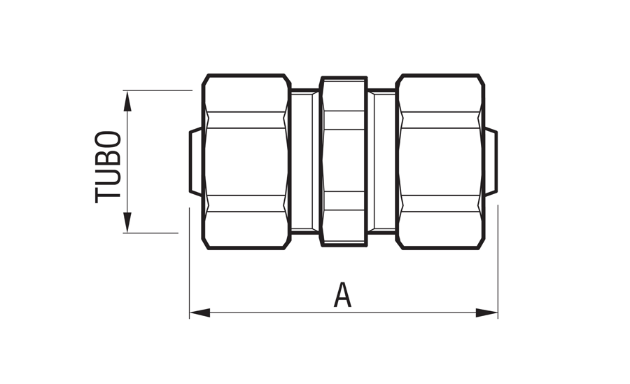 RACC. INTEGRAL DIR. INT. 16X16