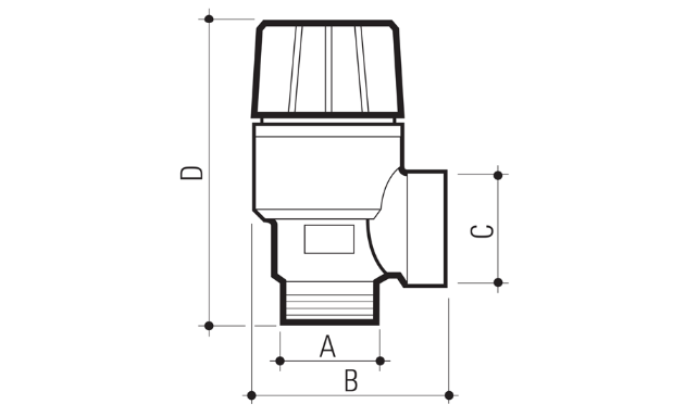 VALVOLA SICUR.M-F 1/2 X 3 BAR   FIV