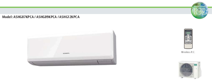 SISTEMA MONOSPLIT INVERTER-GAS R32- 2.5KW A++